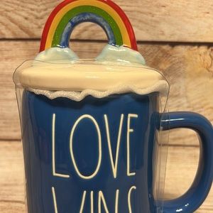 Rae dunn love wins mug